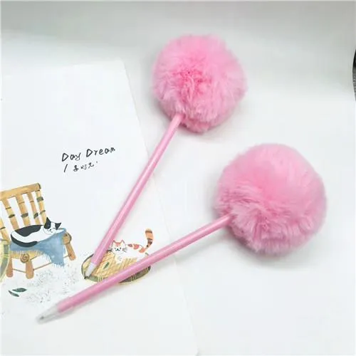 Bút nhựa Pom Pom lông xù sang trọng